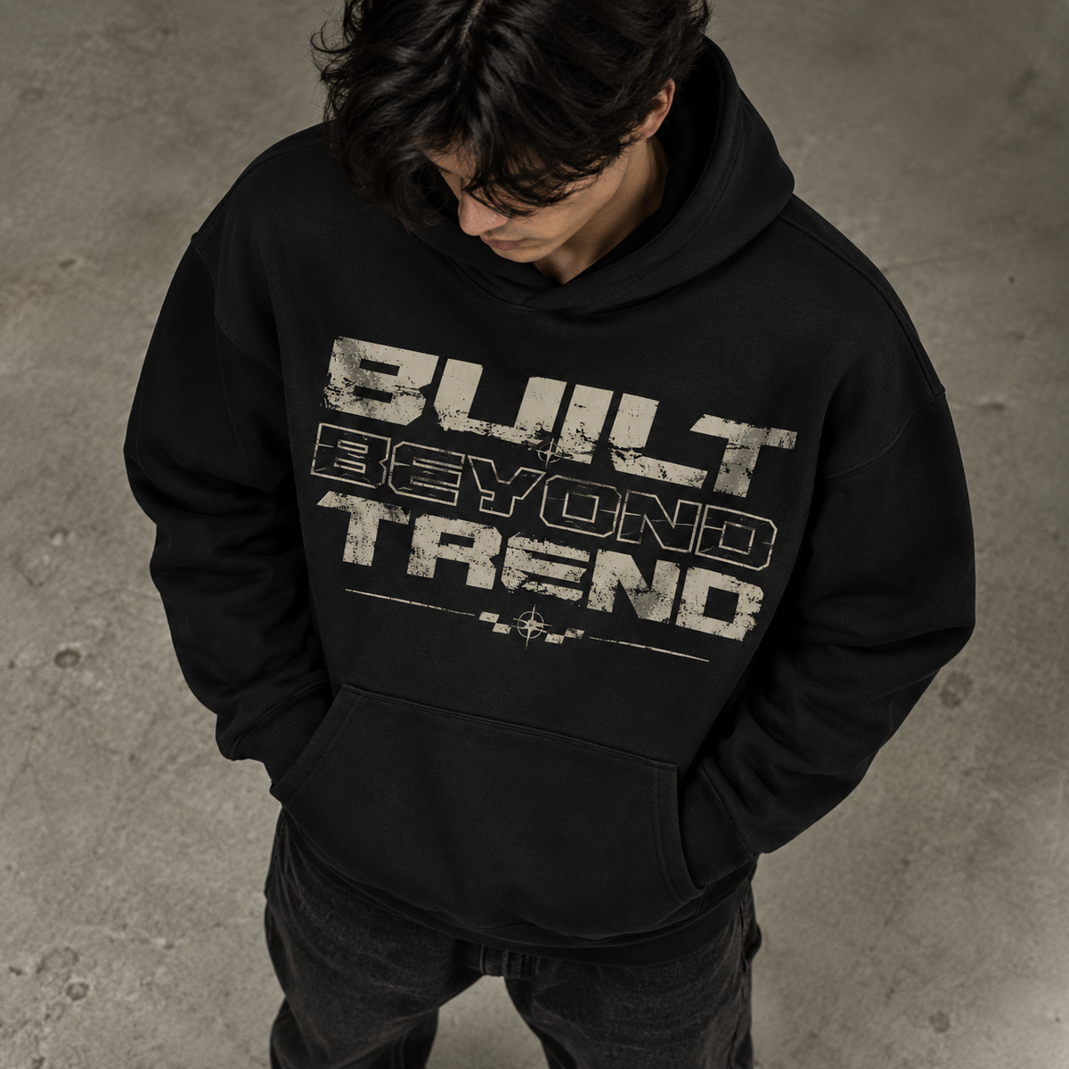 ZVYRO Men's Oversized Hoodie – Built Beyond Trend Vintage Gaming Graphic Hoodie, Premium Streetwear Hoodie for Men Online in India