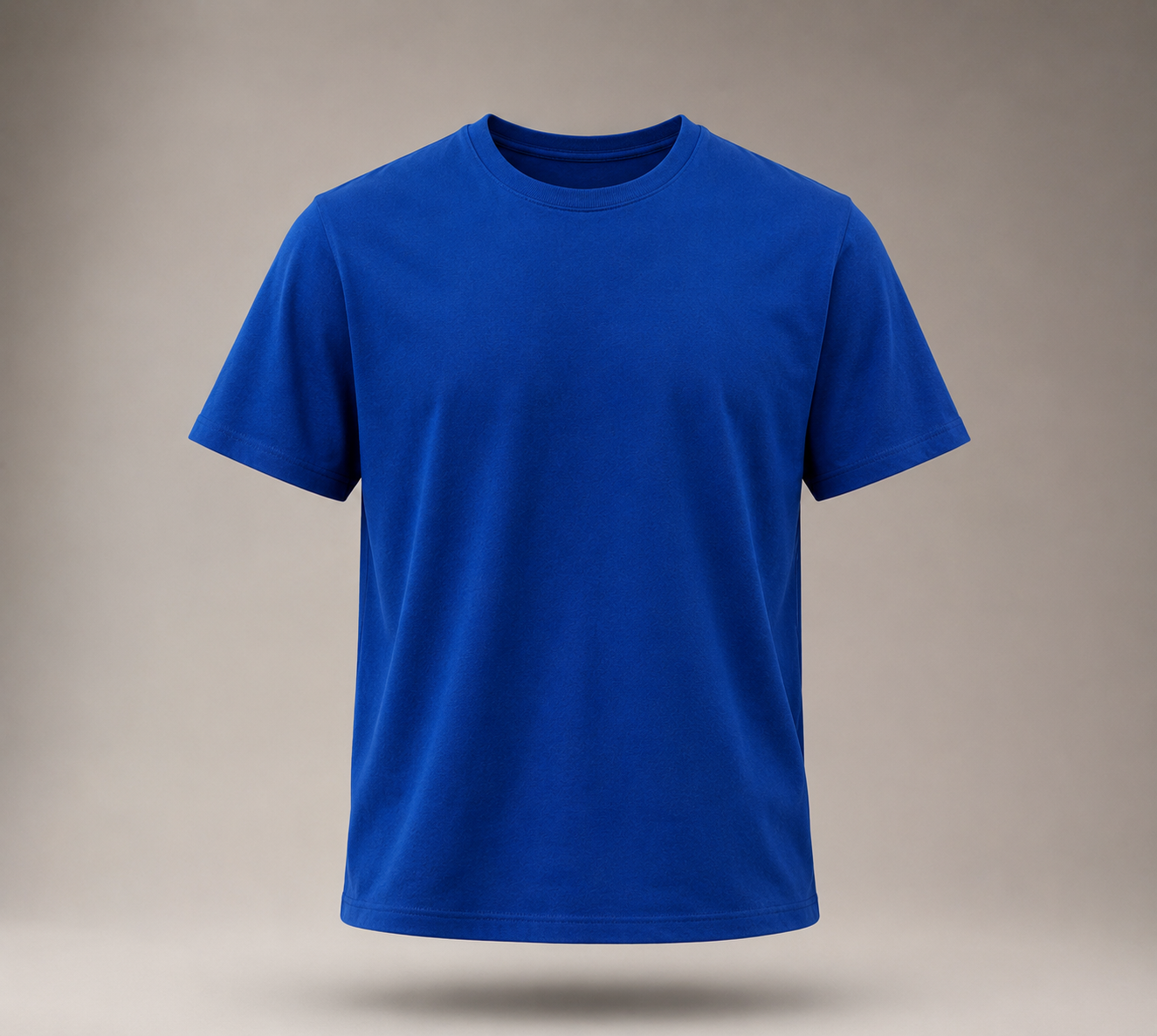 Classic Blue Crew Neck Tee