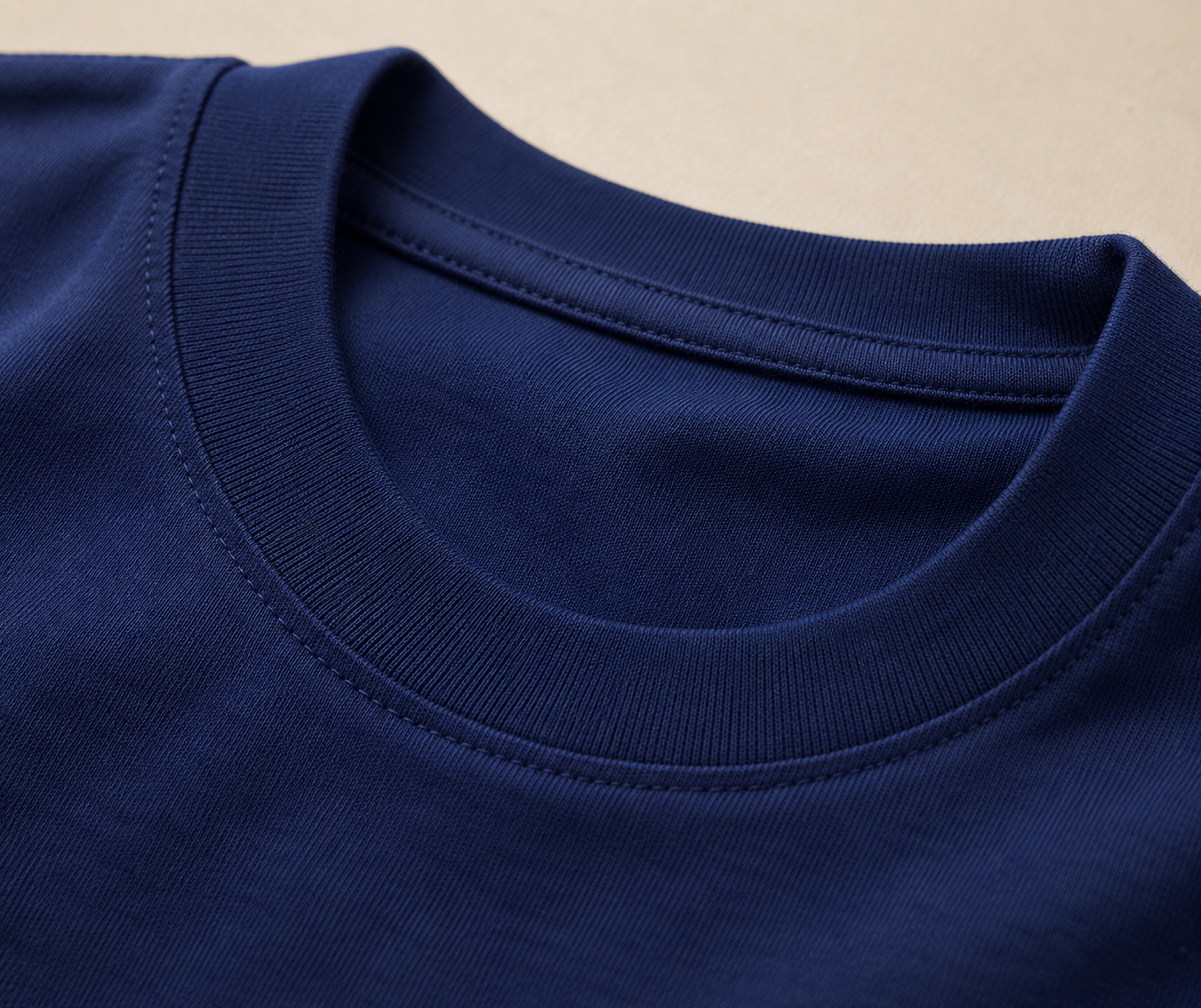 Classic Solid Navy Blue Tee