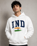 Men's White Cotton Fleece Hoodie – Regular Fit | 320 GSM | ZVYRO