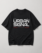 Men’s black 240 GSM combed cotton regular fit graphic crew neck T-shirt by ZVYRO