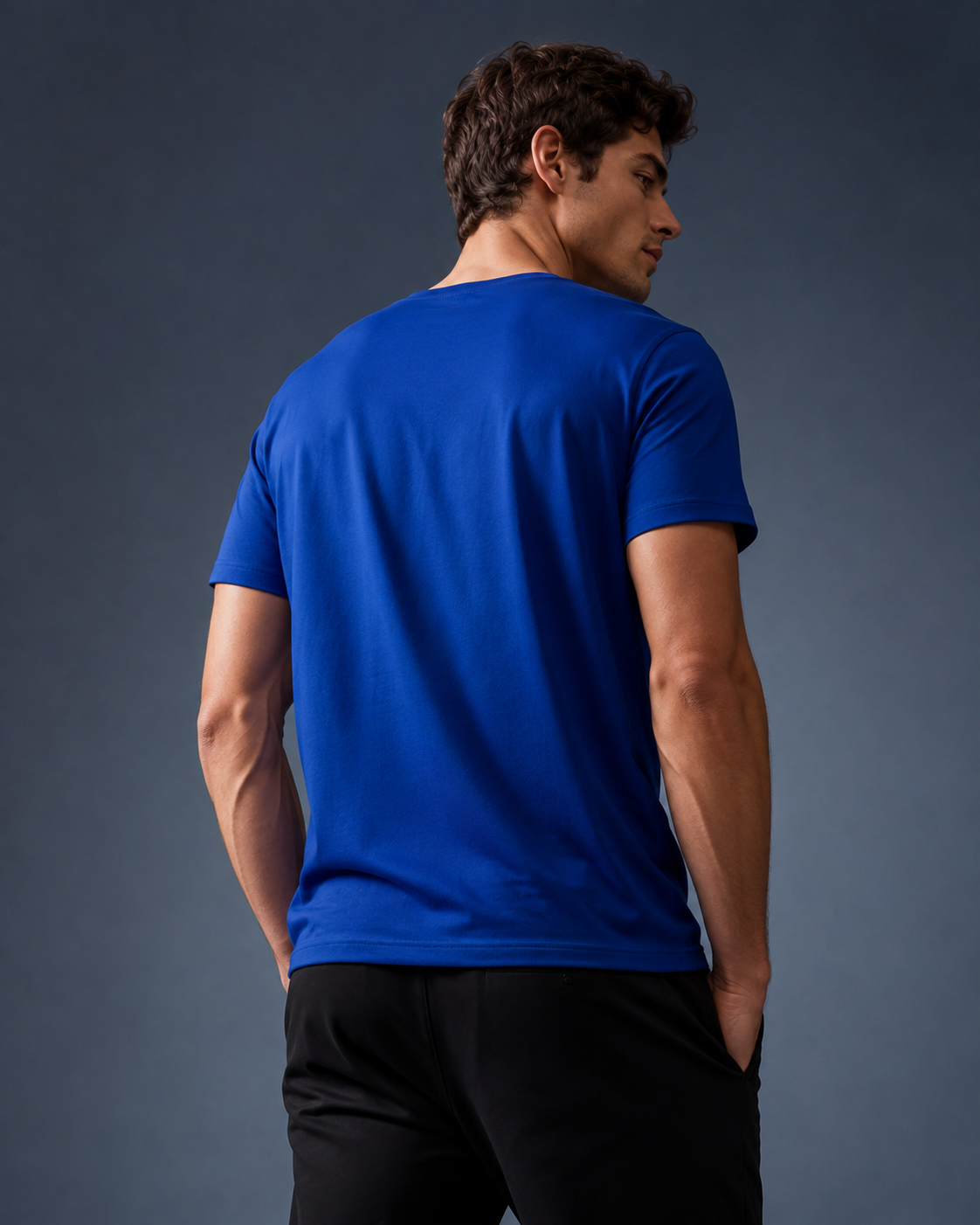 Men’s Royal Blue 240 GSM Cotton Regular Fit T-Shirt