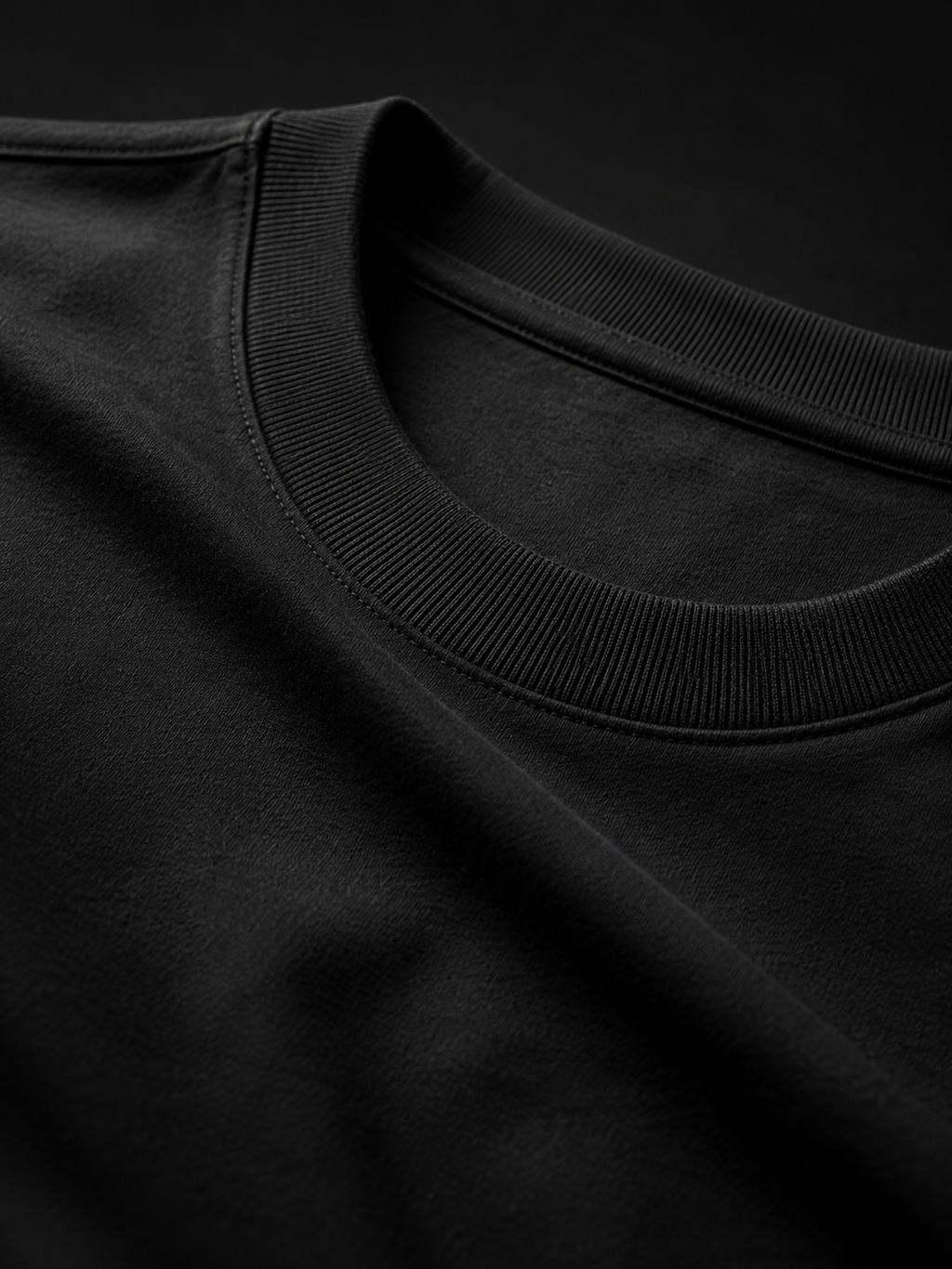 ZVYRO 240 GSM Black Oversized T-Shirt for Men